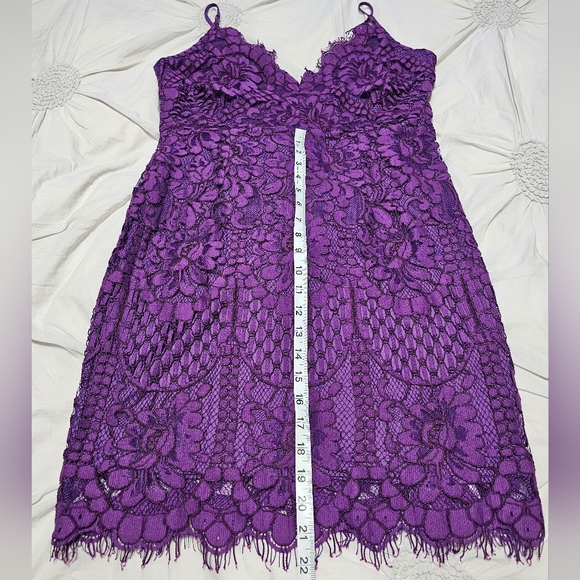 Add On $5 - Purple Lace Party Dress - Picture 14 of 14